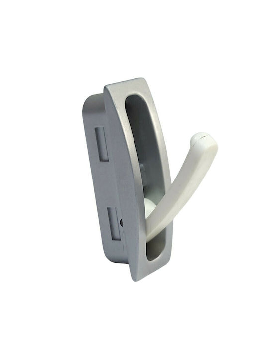 Pamar Buton Mobilier din Zamak & Plastic & Metal în Culoare Alb 0721-000-LEF1 1buc