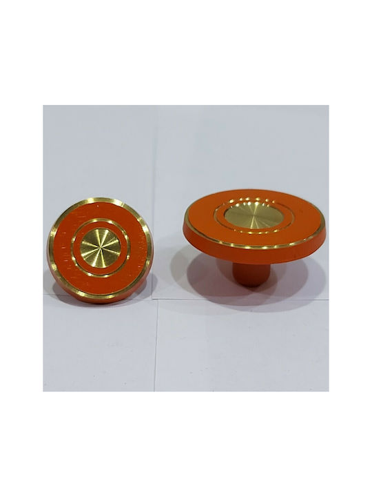 Knob Furniture made of Metallic in Orange Color 11037-BRZ 1pcs