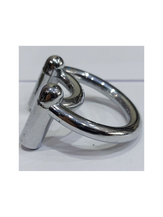 Handle Furniture made of Zamak & Metallic in Silver Color 44mm (Center Distance 25mm) 11069-025-MAY 1pcs