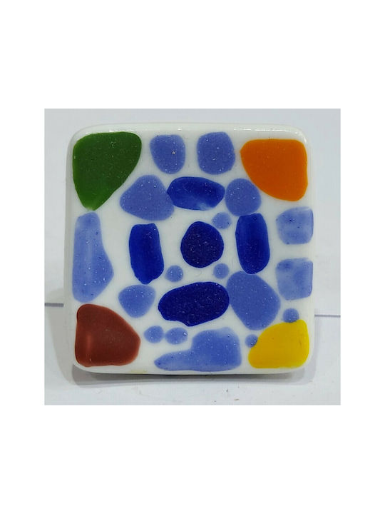 Buton Mobilier din Porțelan în Culoare Multicolor 9099-000-XEIR 1buc