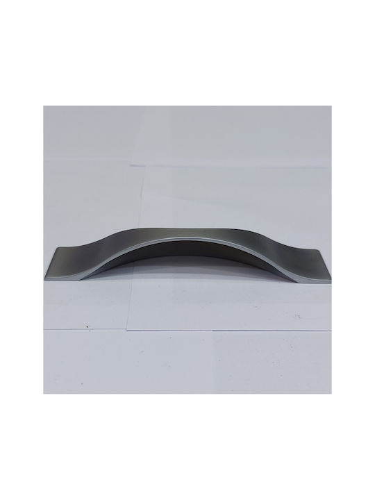 Handle Furniture Flush Handle made of Metallic in Silver Color 148mm (Center Distance 96mm) 4064-96-10C1 1pcs