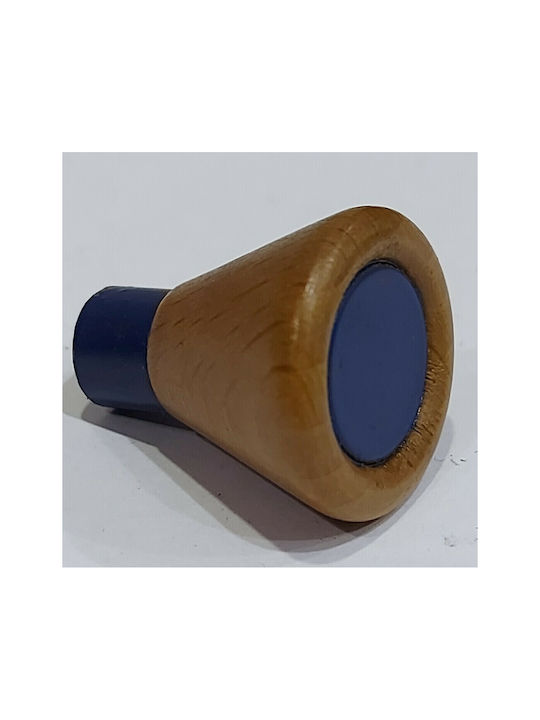 Kids Knob Furniture made of Wooden & Metallic & Zamak in Blue Color 0239-BLE1 1pcs