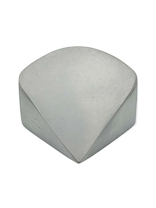 Furnipart Mâner Mobilier Mânere de mobilier din Metal & Zamak în Culoare Argintiu 40mm (Distanța între Centre 32mm) 7202-10C1 1buc