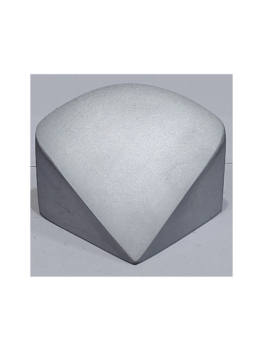 Furnipart Mâner Mobilier Mânere de mobilier din Metal & Zamak în Culoare Argintiu 40mm (Distanța între Centre 32mm) 7202-10C1 1buc