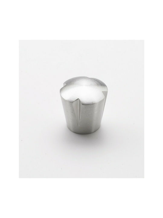 Furnipart Buton Mobilier din Metal & Zamak în Culoare Argintiu 7235-00G1 1buc
