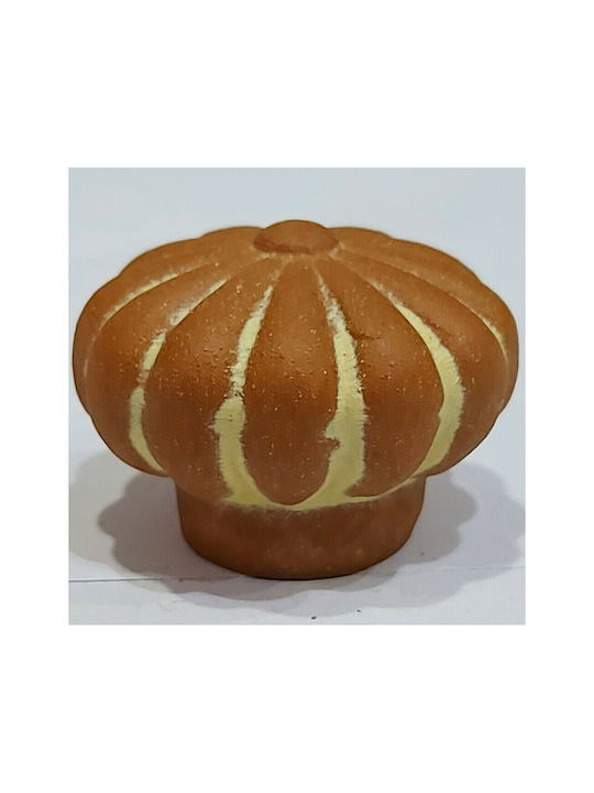 Nesu Knob Furniture made of Ceramic in Orange Color 11172-MAU1 1pcs