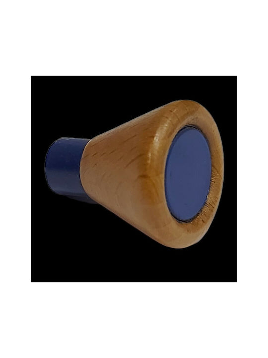 Kids Knob Furniture made of Wooden & Metallic & Zamak in Blue Color 0239-BLE1 1pcs
