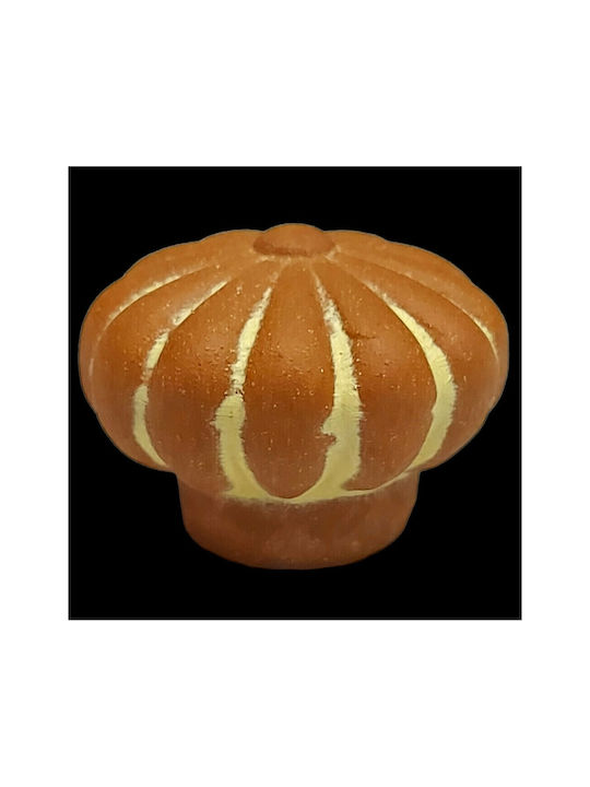 Nesu Knob Furniture made of Ceramic in Orange Color 11172-MAU1 1pcs