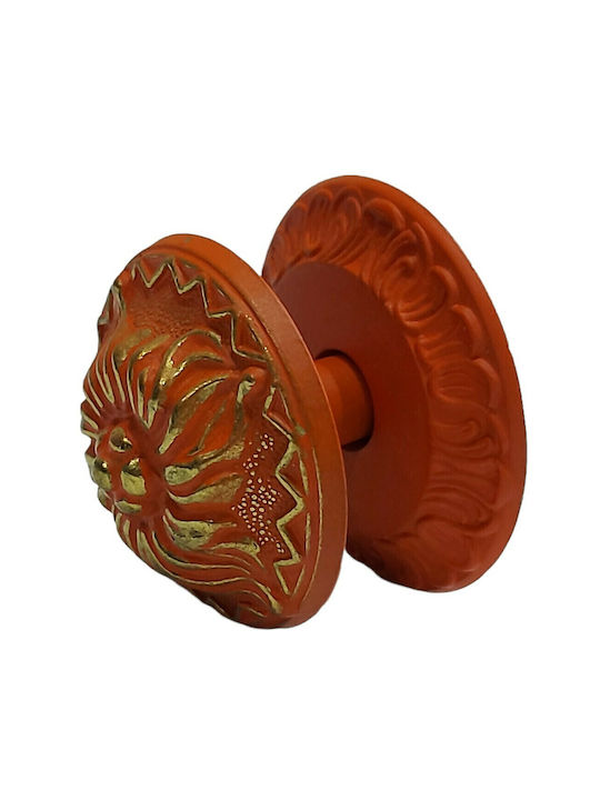 Knob Furniture made of Metallic in Orange Color 11044-BRZ2 1pcs