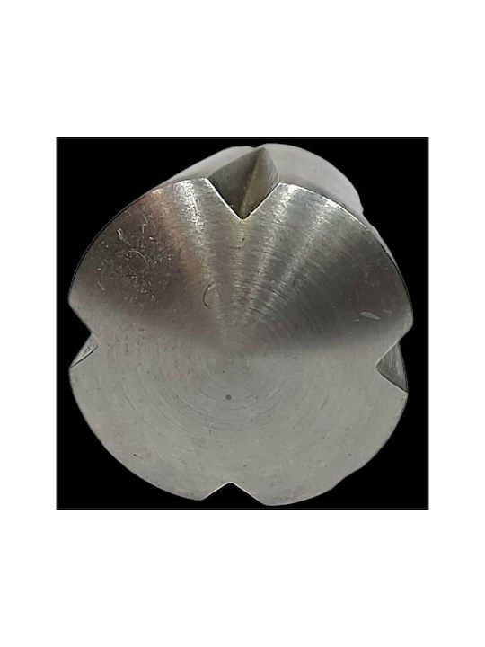 Furnipart Buton Mobilier din Metal & Zamak în Culoare Argintiu 7235-00G1 1buc