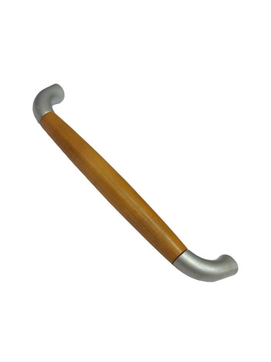 Handle Furniture made of Wooden & Metallic in Brown Color 174mm (Center Distance 160mm) 0272-160-10C 1pcs