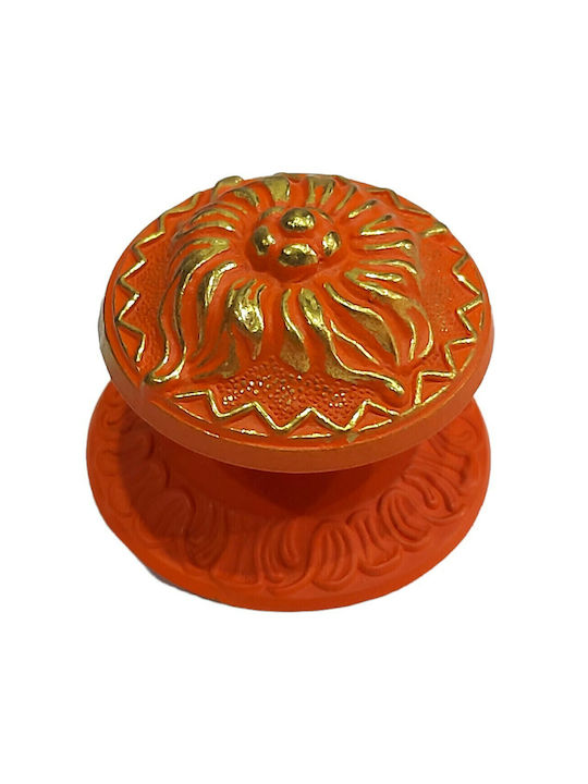 Knob Furniture made of Metallic in Orange Color 11044-BRZ2 1pcs