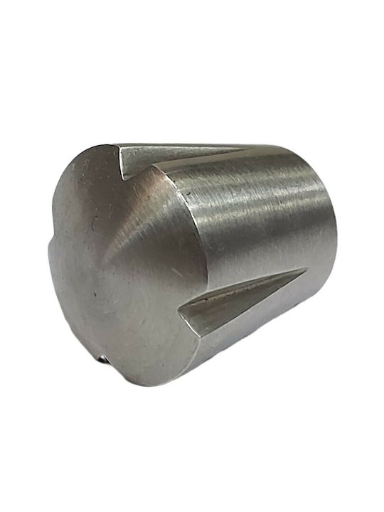 Furnipart Buton Mobilier din Metal & Zamak în Culoare Argintiu 7235-00G1 1buc