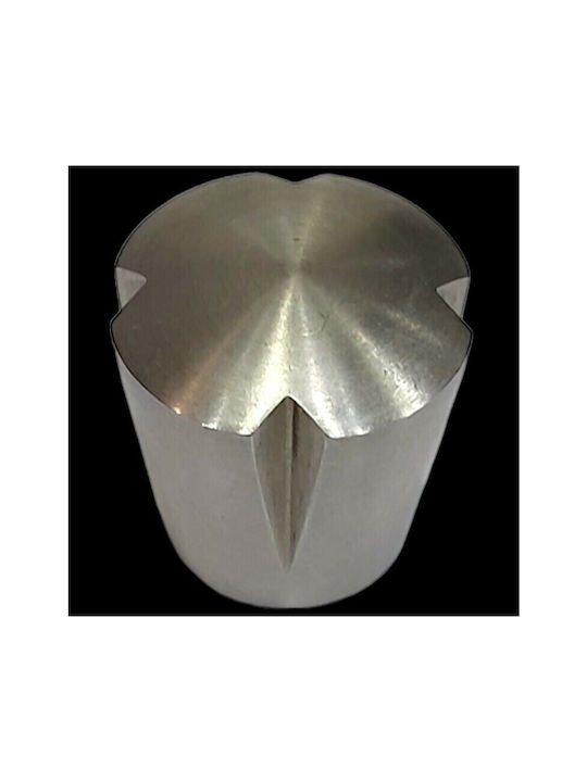 Furnipart Buton Mobilier din Metal & Zamak în Culoare Argintiu 7235-00G1 1buc