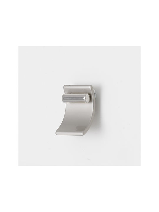 Obispa Handle Furniture made of Metallic & Zamak in Silver Color 43mm (Center Distance 16mm) 0124-016-12B1 1pcs