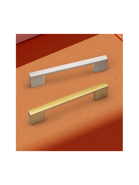 Finetto Λαβή Επίπλου από Μέταλλο Λευκη Ματ 256-3064096WHI
