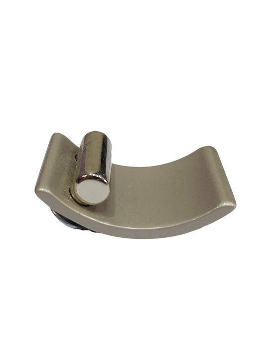 Obispa Handle Furniture made of Metallic & Zamak in Silver Color 43mm (Center Distance 16mm) 0124-016-12B1 1pcs