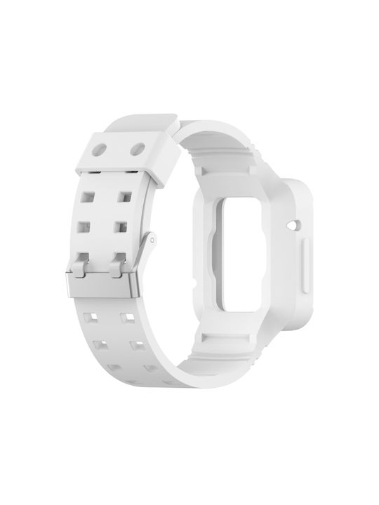 Redmi Каишка Силикон Бял (Redmi Watch 2 Lite - Редми часовник 2 ЛайтРеалме Уотч 2)