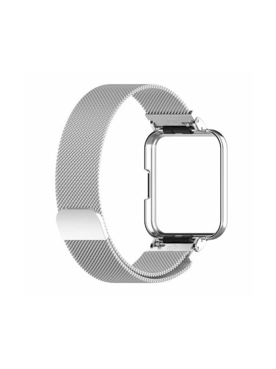 Frame Каишка Неръждаема стомана Сребрист (Redmi Watch 2 Lite - Редми часовник 2 Лайт)