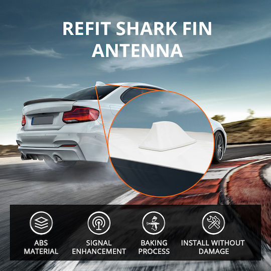 Car Antenna Roof Shark for Radio in Black Color