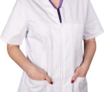 Medizinische Jacke Weiß