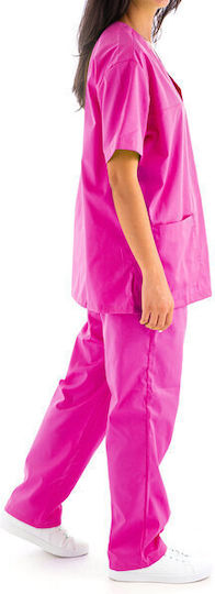 Women's Purple Pants & Blouse Set