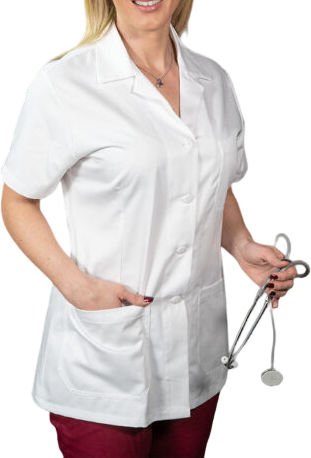 Women's White Medical Jacket