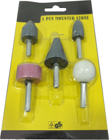 Uruisi Star Grinding Stone with Shaft 5pcs 40000362