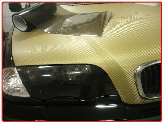 mcCarbon Membrane for Car Headlights 1m x 40cm 1pcs Black