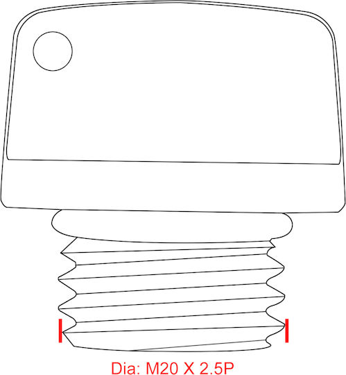 Motorcycle Oil Cap Greren 000.230.11109