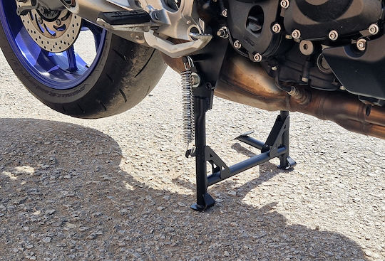 Moto Discovery Double Central Stand Motorcycle in Black Color 754695
