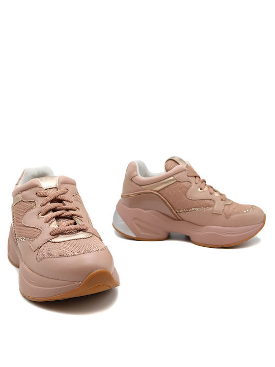 Liu Jo Jog 09 Γυναικεία Chunky Sneakers Μπεζ