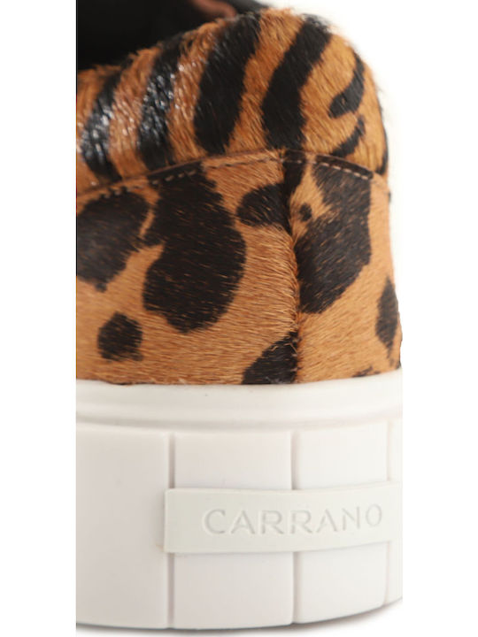 Mest Pelo Zebra Pelonca Pentru Femei Flatforms Adidași Maro
