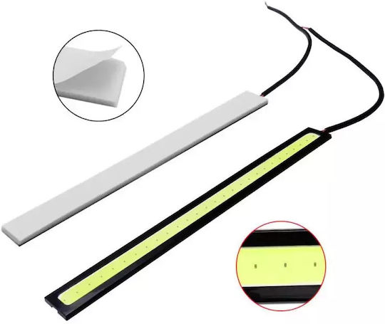 Drl 28 Daytime Running Lamps Car in Bar Shape LED 12V 6W 17cm with White Lighting 10pcs