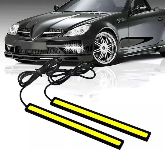 Drl 28 Daytime Running Lamps Car in Bar Shape LED 12V 6W 17cm with White Lighting 10pcs