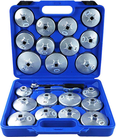 SKS Tools Комплект чаши за маслени филтри 23бр