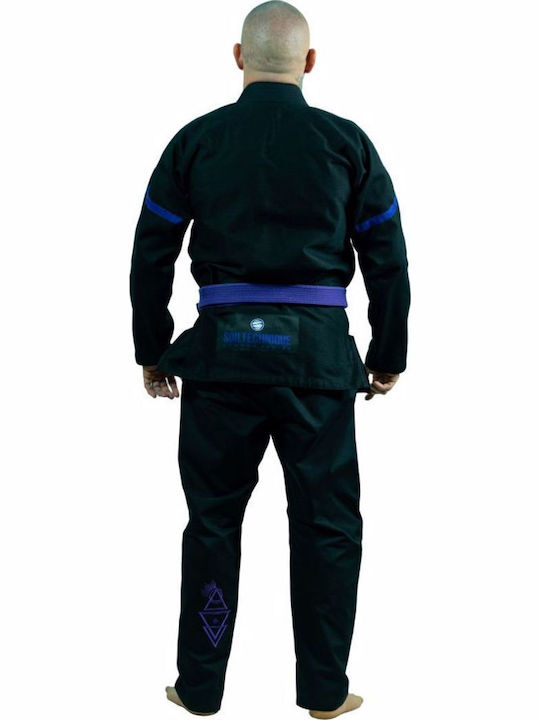 Soiltecnique Bărbați Uniforme Jiu Jitsu brazilian Negru
