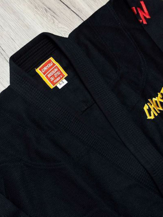 Chosen Ανδρική Στολή Brazilian Jiu Jitsu Μαύρη