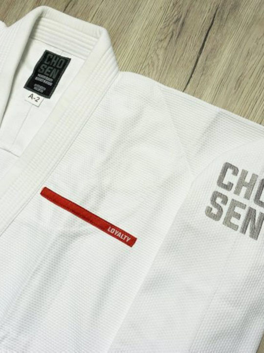 Chosen Ανδρικό Παντελόνι Brazilian Jiu Jitsu Λευκό
