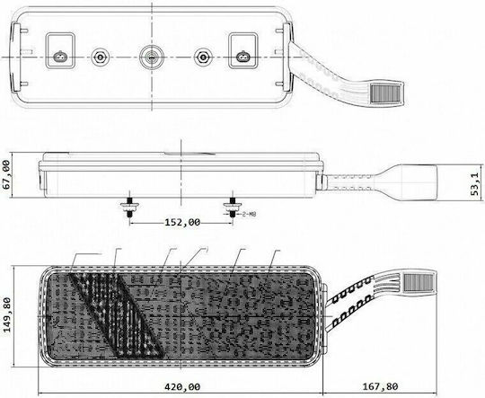Kamar Trailer Lights Set LED 12V 1Stück