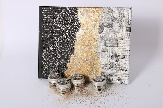Pentart Χρυσόσκονη Glitter Λευκή 15gr