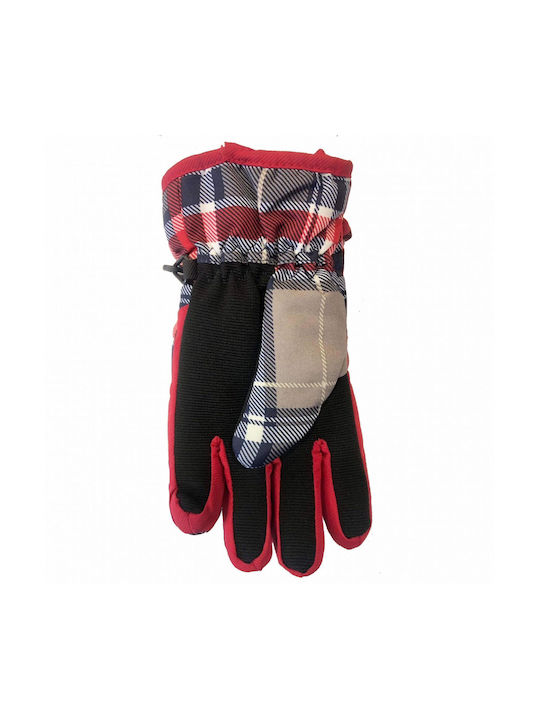 Luckyloong Παιδικά Γάντια Σκι & Snowboard Κόκκινα
