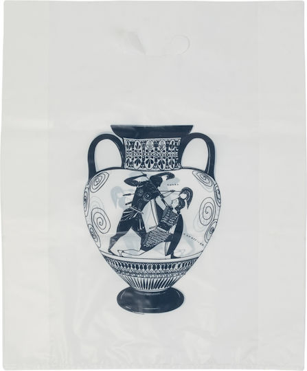Plastic Packaging Bags Handle 25x25x35cm 20kg