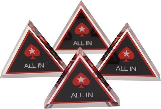 Pokeritems Dealer Button Πλαστικό Μαύρο