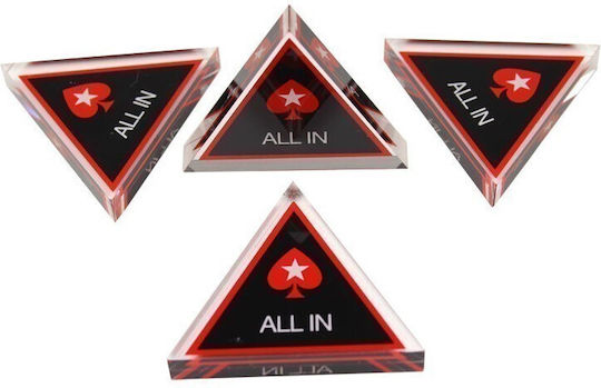 Pokeritems Dealer Button Πλαστικό Μαύρο