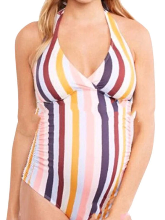 Babykids One Piece Maternity Swimwear White