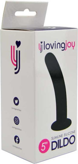 Loving Joy Ρεαλιστικό Dildo Μαύρο 12.50cm