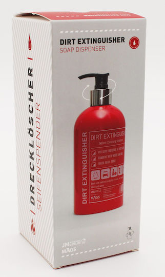 Tabletop Plastic Dispenser Red 500ml