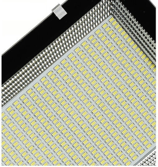 Led Lampă Solară Stradală 400W 969lm Alb Rece 6500K cu Senzor de Mișcare, Fotocelulă și Telecomandă IP65 20cmx15cmx50cmcm