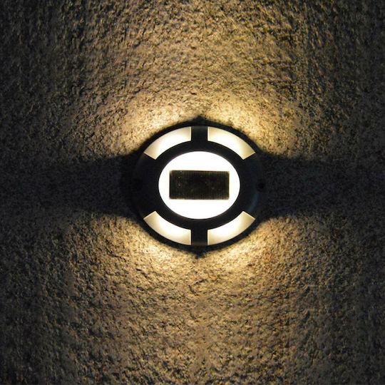 Set 4 Boden-Solarleuchten Straßenleuchte 0.7W 10lm Warmes Weiß 3000K mit Bewegungssensor und Fotokontakt IP65 13cmx11.5cmcm
